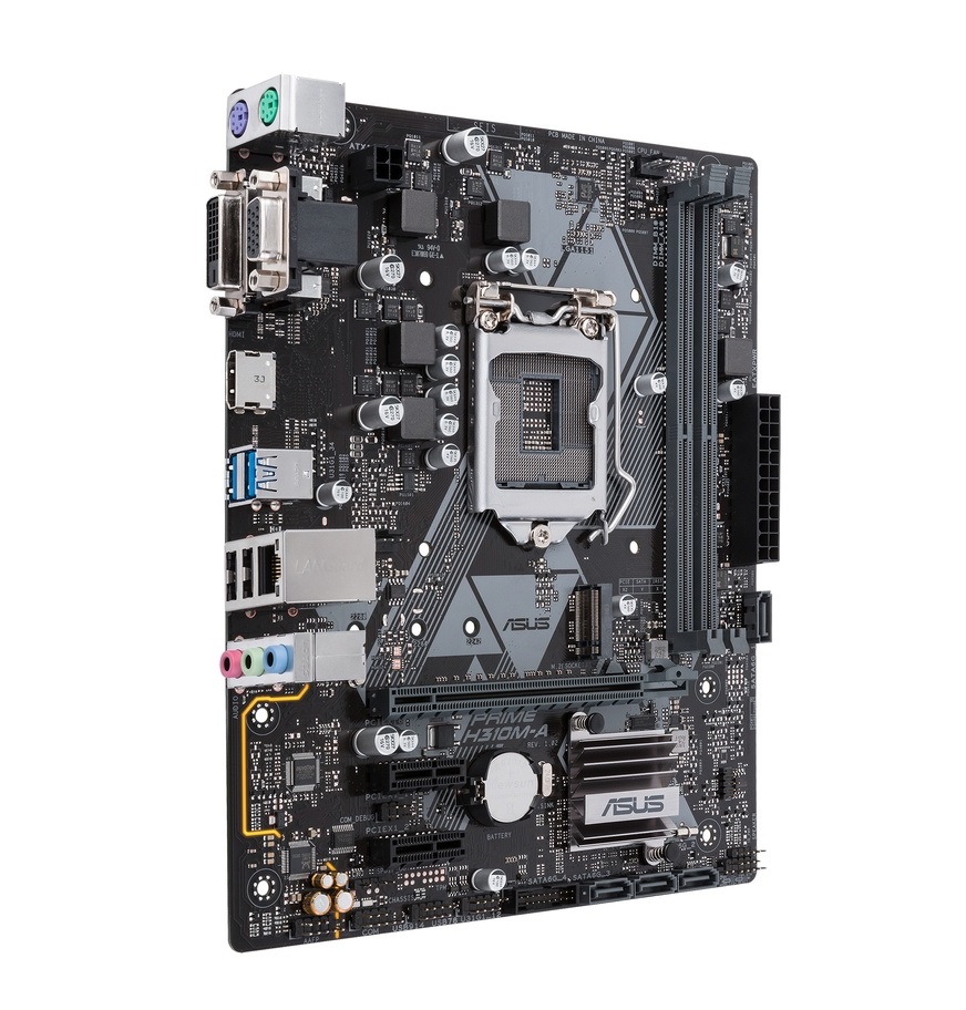 Bekijk afbeelding 2 van Asus prime H310M-A r.2, LGA1151, DDR4, HDMI, VGA, DVI
